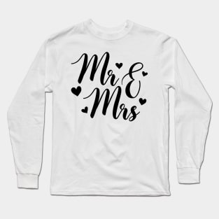 Mr and Mrs Long Sleeve T-Shirt